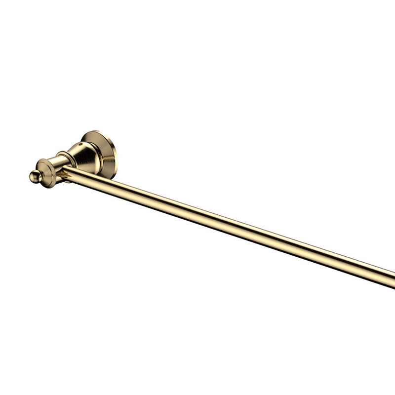 Fienza Lillian Single Towel Rail 800mm PVD Urban Brass