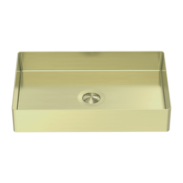 Nero Rectangle Stainless Steel Basin Brushed Gold - Sydney Home Centre