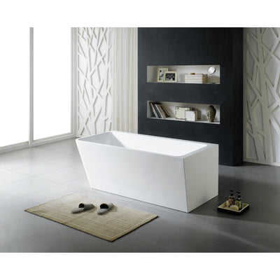 Poseidon Avis Right Corner Back To Wall 1700mm Gloss White Bathtub - Sydney Home Centre