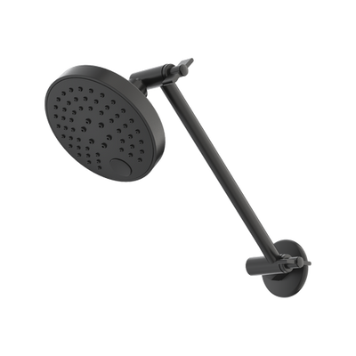 Caroma Luna Adjustable Shower And Arm Black - Sydney Home Centre