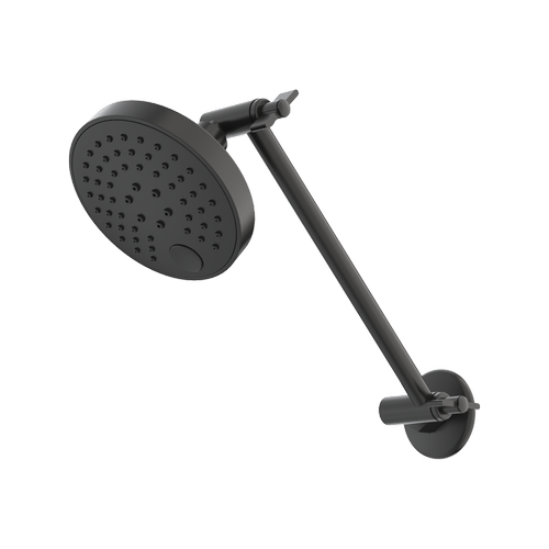 Caroma Luna Adjustable Shower And Arm Black - Sydney Home Centre