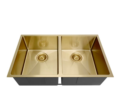 Otti Arte Sink 76D 760x450x220 Brushed Dark Gold