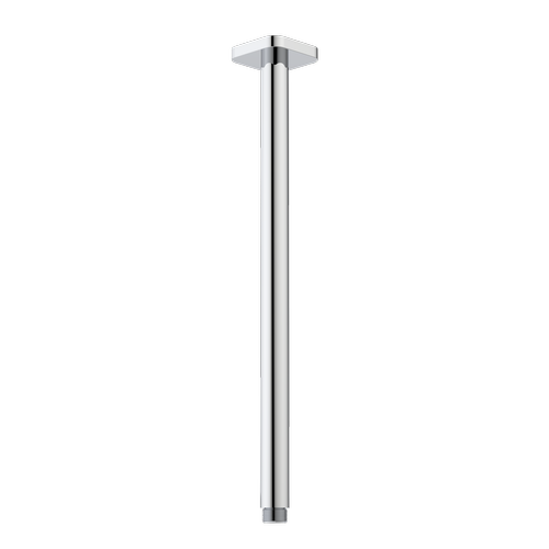 Caroma Luna Straight Arm Square Flange 410mm Chrome - Sydney Home Centre