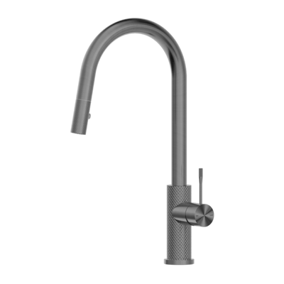 Nero Opal Pull Out Sink Mixer With Vegie Spray Function Graphite - Sydney Home Centre