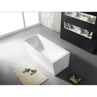 Poseidon Avis Left Corner Back To Wall 1500mm Gloss White Bathtub - Sydney Home Centre