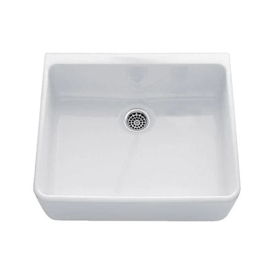 Chambord Clotaire Small Single Bowl Sink Fireclay White