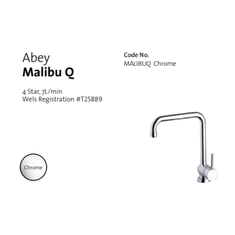 Gareth Ashton MALIBUQ Squareneck Sink Mixer Chrome