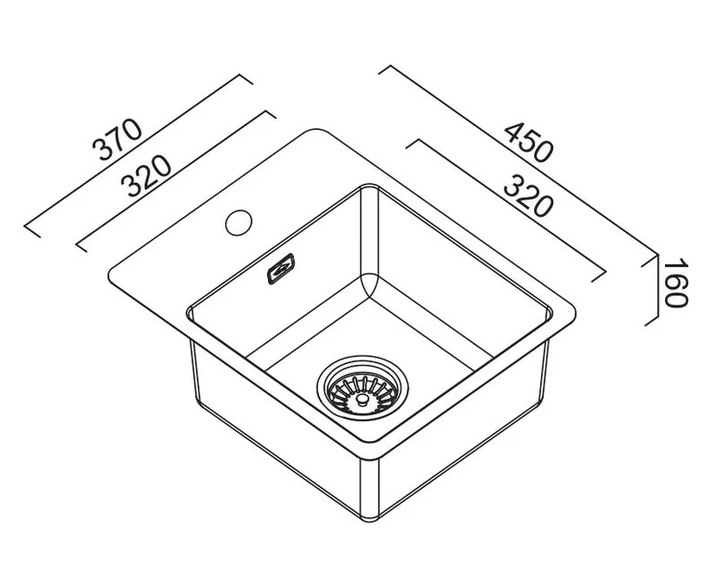 Abey BS2 Bar Sink With Tap Landing Artisan Copper