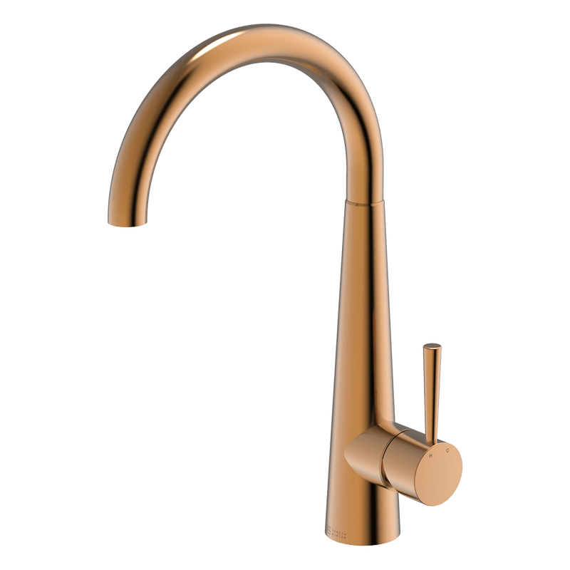 Gareth Ashton 304 Gooseneck Bar Sink Mixer Artisan Copper