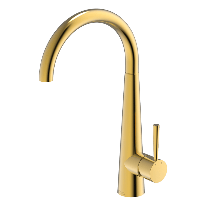 Gareth Ashton 304 Gooseneck Bar Sink Mixer Eureka Gold