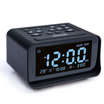 Dolphy Bluetooth Multifunction Alarm Radio Black