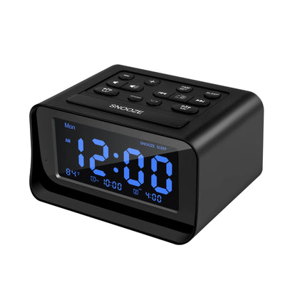 Dolphy Bluetooth Multifunction Alarm Radio Black