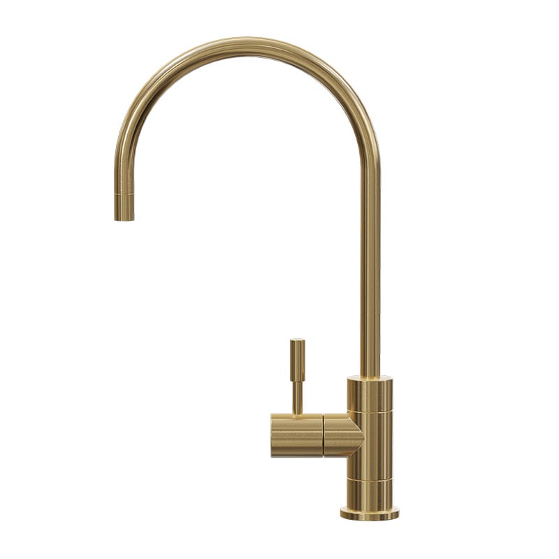 Puretec High Loop LED Designer Tap Brushed Gold