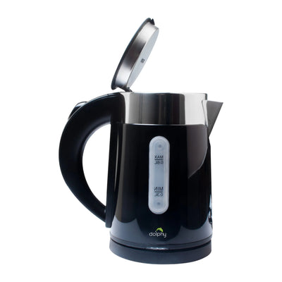 Dolphy 0.6L Stainless Steel Electric Kettle Black