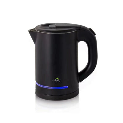 Dolphy 0.8L Stainless Steel Electric Kettle With Light Design Black