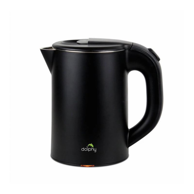 Dolphy 0.8L Stainless Steel Electric Kettle Black