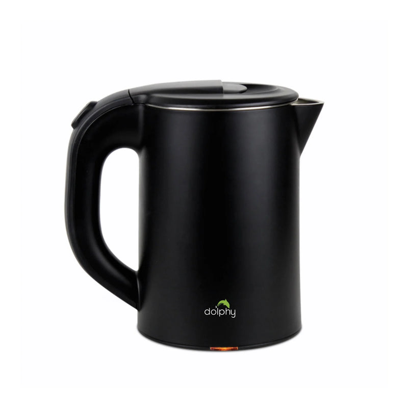 Dolphy 0.8L Stainless Steel Electric Kettle Black