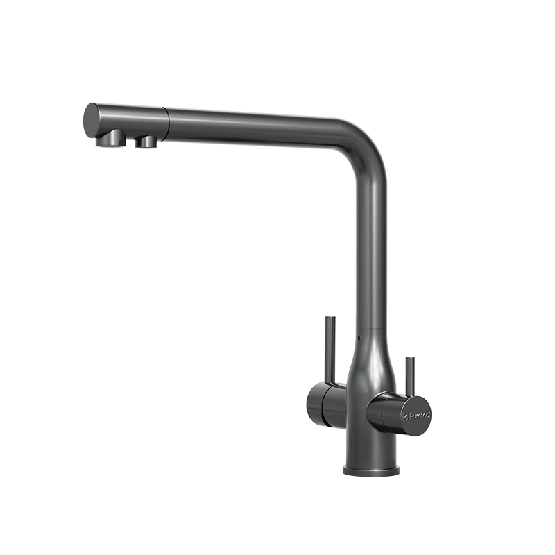 Puretec TRIPLA Elite 3-in-1 Straight Mixer Tap Gunmetal