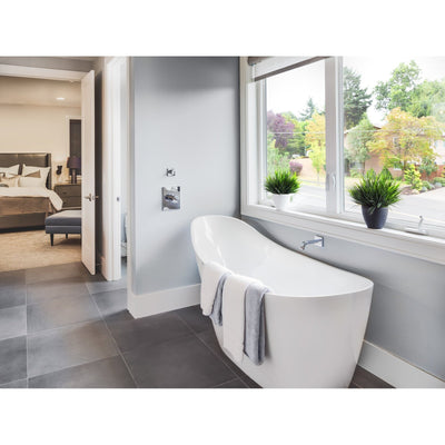 Poseidon Evie Free Standing 1500mm Gloss White Bathtub - Sydney Home Centre