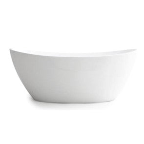 Poseidon Evie Free Standing 1500mm Gloss White Bathtub - Sydney Home Centre