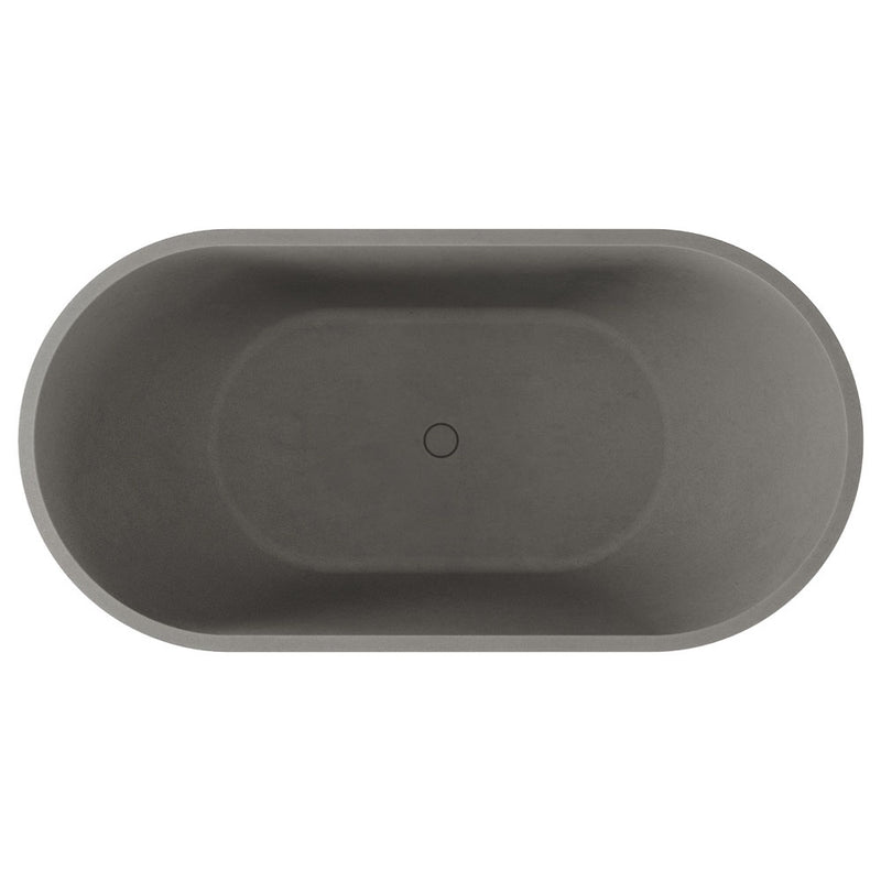 Fienza Jada Concrete Bath Warm Grey - Sydney Home Centre