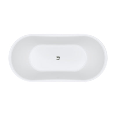 Fienza Windsor Freestanding Acrylic Bath 1500mm Gloss White - Sydney Home Centre