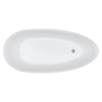 Fienza Dayo Freestanding Acrylic Bath 1700mm Gloss White - Sydney Home Centre