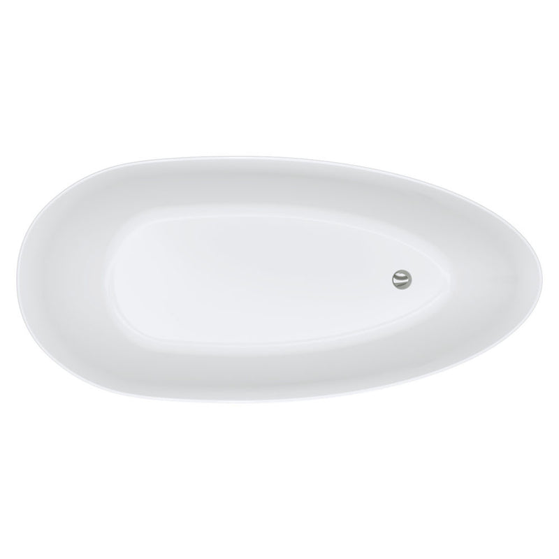 Fienza Dayo Freestanding Acrylic Bath 1700mm Gloss White - Sydney Home Centre