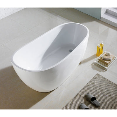 Poseidon Hamiton Free Standing 1700mm Gloss White Bathtub - Sydney Home Centre