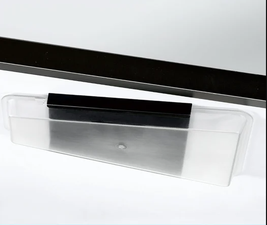 Higold Shearer Crystal Pull Out Kitchen Drawer with Drain Tray Fits 600mm Anthracite grey - Sydney Home Centre