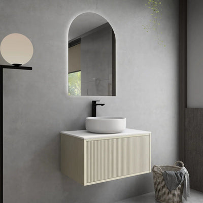 Ceto Bellevue 750mm Wall Hung Vanity Costal Oak (Cabinet Only) - Sydney Home Centre