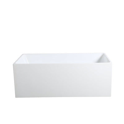 Poseidon Theo Back To Wall 1700mm Bathtub Non Overflow - Sydney Home Centre