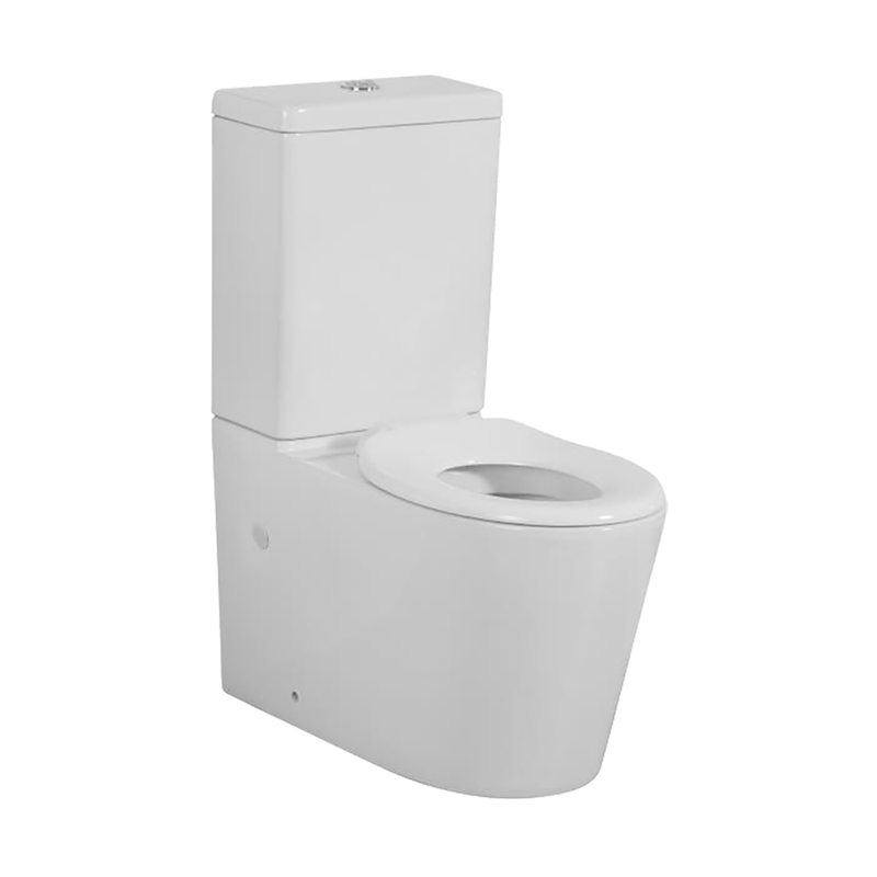 Poseidon Avis Rimless Junior Toilet Suite White - Sydney Home Centre
