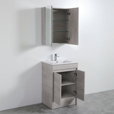 Poseidon Nova Double Door Shaving Cabinet 600mm - Sydney Home Centre