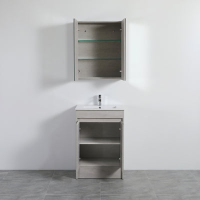 Poseidon Nova Double Door Shaving Cabinet 600mm - Sydney Home Centre