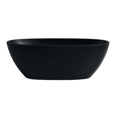 Poseidon Stella Freestanding Non-Overflow 1500mm Matte Black Bathtub - Sydney Home Centre