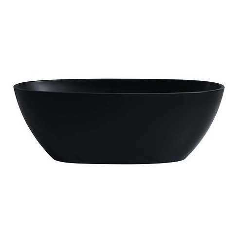 Poseidon Stella Freestanding Non-Overflow 1700mm Matte Black Bathtub - Sydney Home Centre