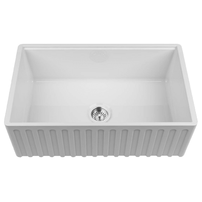 Chambord LEGRANDE Large Bowl Reversible Fireclay Sink