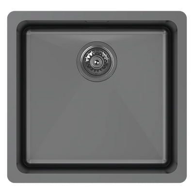 Abey LT120 45 Litre Single Bowl Sink with Overflow Black Pearl