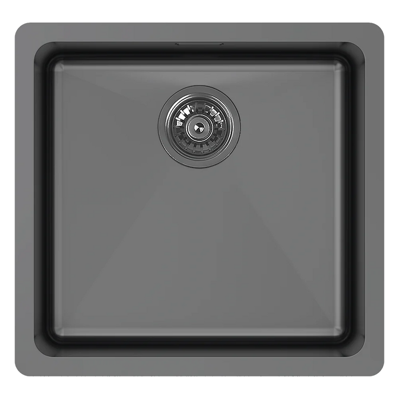 Abey LT120 45 Litre Single Bowl Sink with Overflow Black Pearl