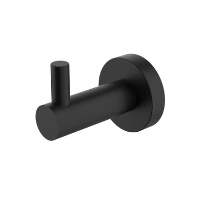 MN Mirage Round Robe Hook Matte Black