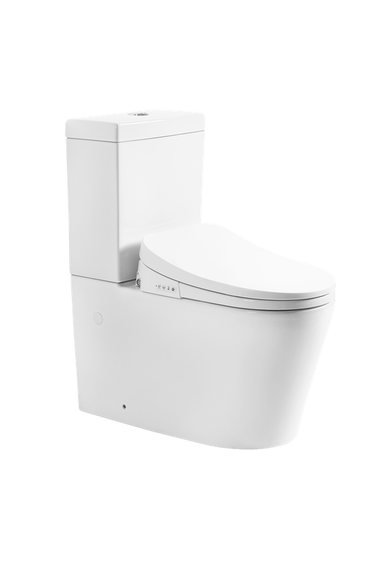 Poseidon Stella Rimless Smart Toilet Suite White - Sydney Home Centre