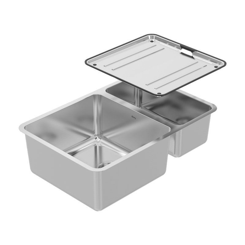 Lago 1 & 1/3 Bowl Sink with Drainer Tray