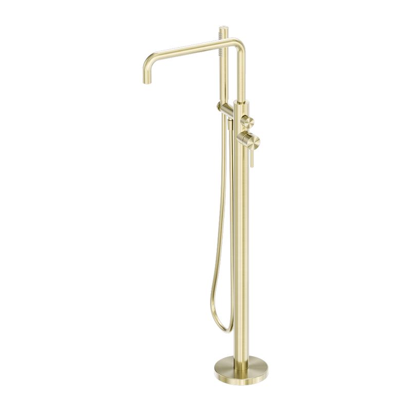 Zen SS316L Freestanding Bath Mixer Brushed Gold