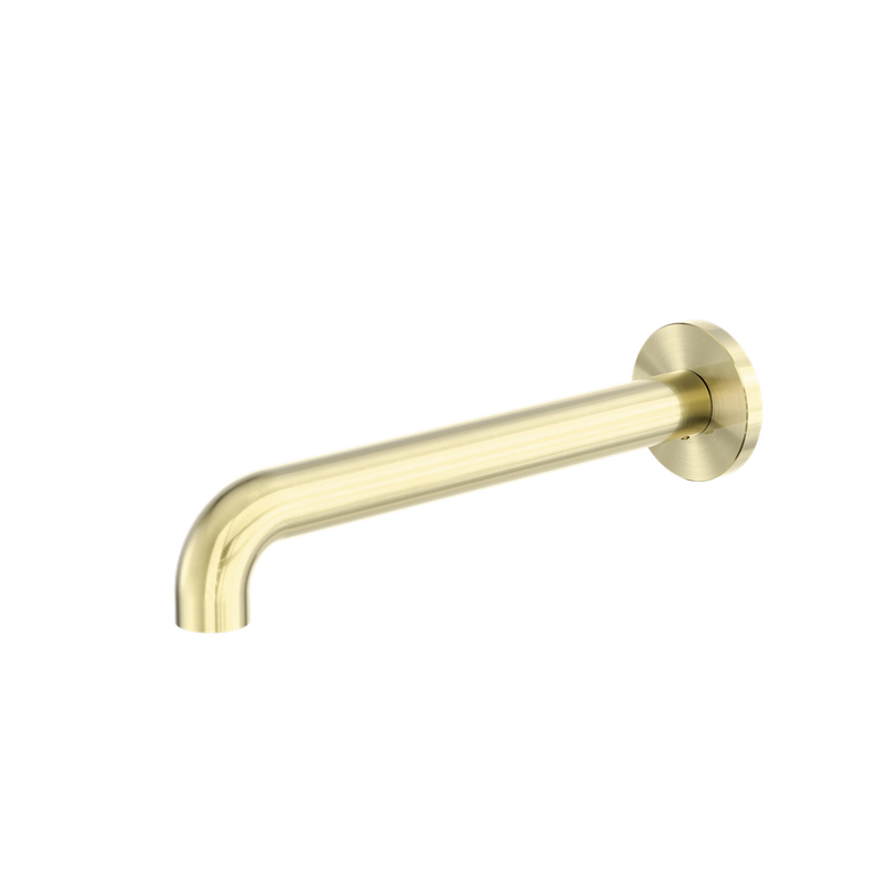 Zen SS316L Round Basin/Bath Spout Only 185mm Brushed Gold