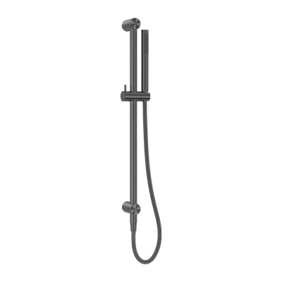 Zen SS316L Shower Rail With Outdoor Shower Hose Graphite