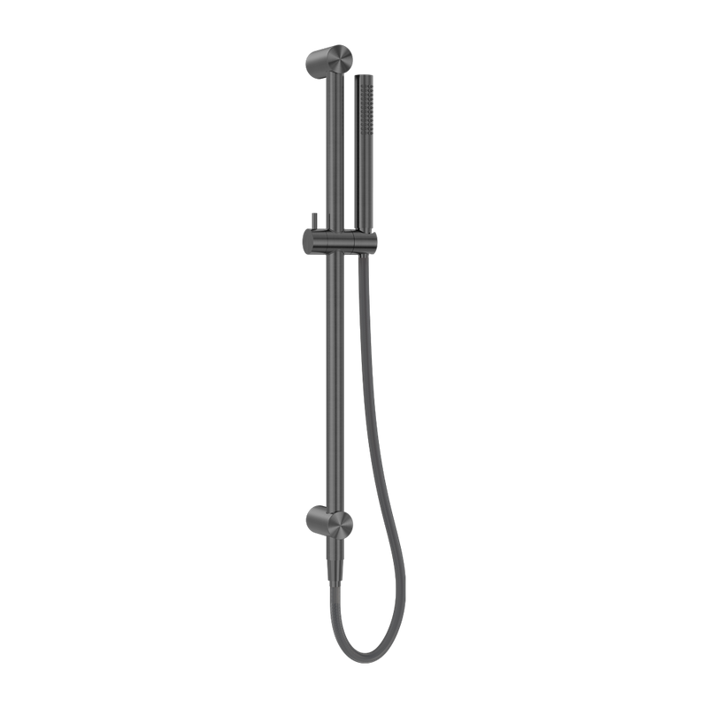 Zen SS316L Shower Rail With Outdoor Shower Hose Graphite