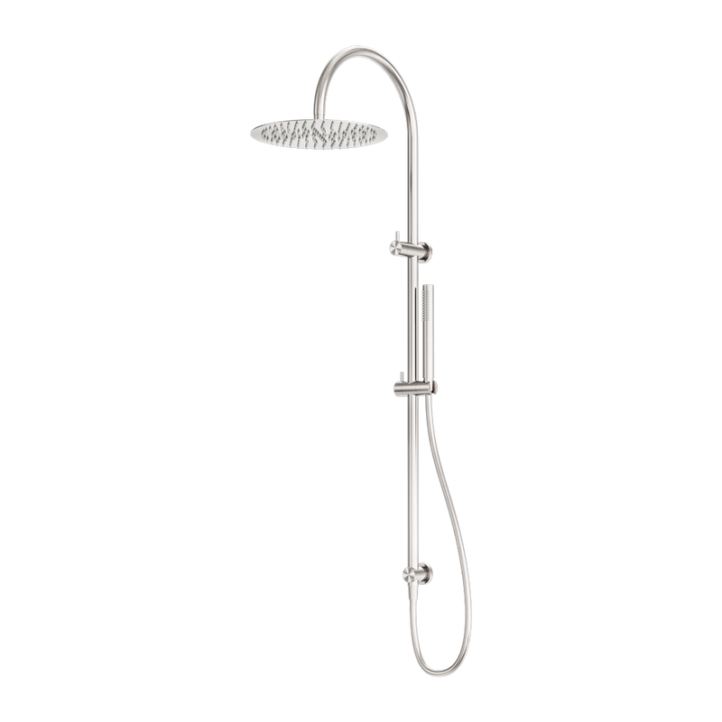 Zen SS316L Twin Shower Brushed Nickel