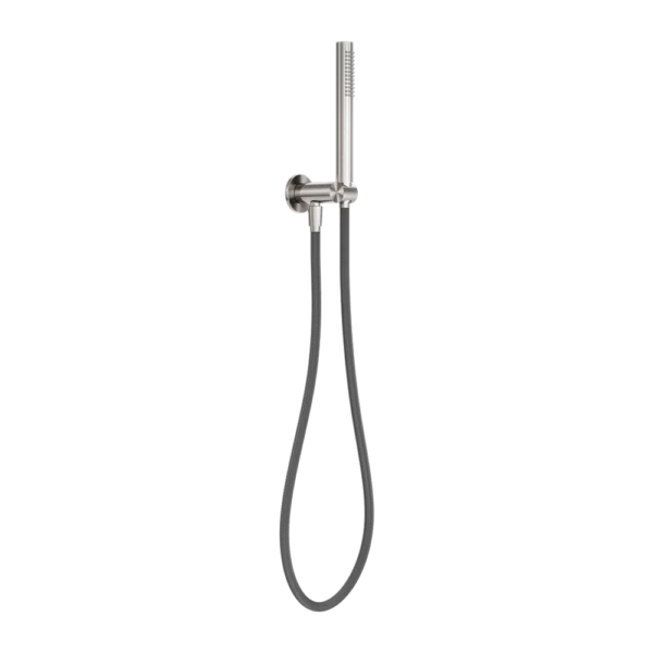 Zen SS316L Shower On Bracket With Outdoor Shower Hose Brushed Nickel