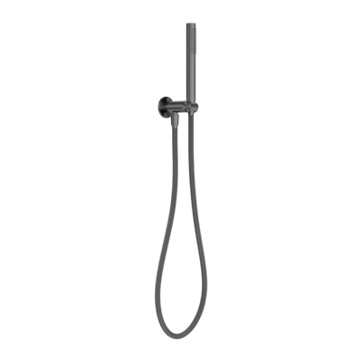 Zen SS316L Shower On Bracket With Outdoor Shower Hose Graphite